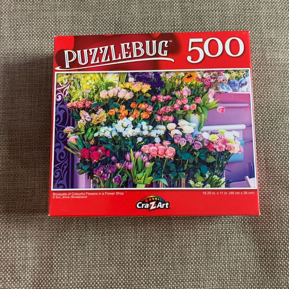 Bouquets of colorful flowers jigsaw puzzle